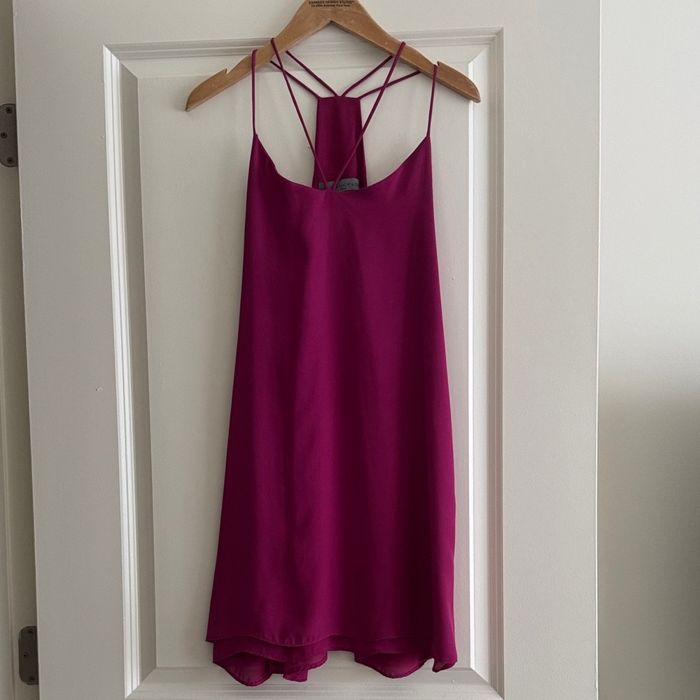Lucy Lucy Love Fuchsia Dress